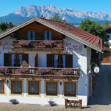 Fruehstueckspension Gaestehaus Zum Weissen Roessl Wallgau Buitenkant foto